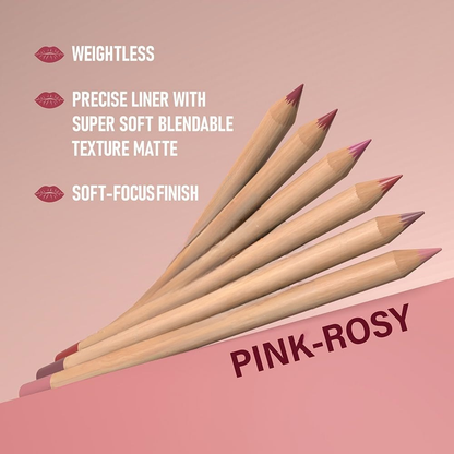 Velvet Nude Lip Liner Set – Waterproof Matte Lip Pencil