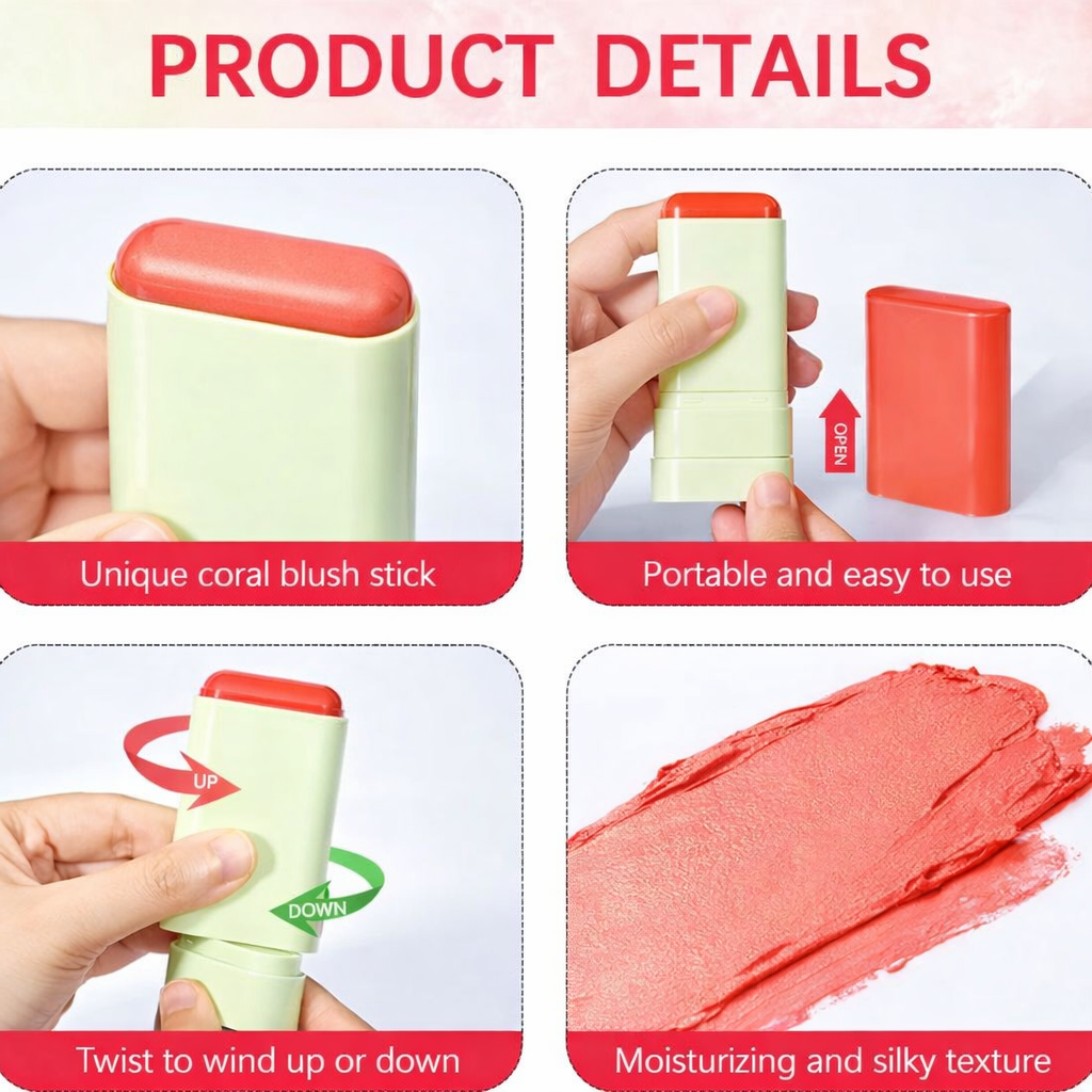 Multi-Glow Blush Stick 3 In-1